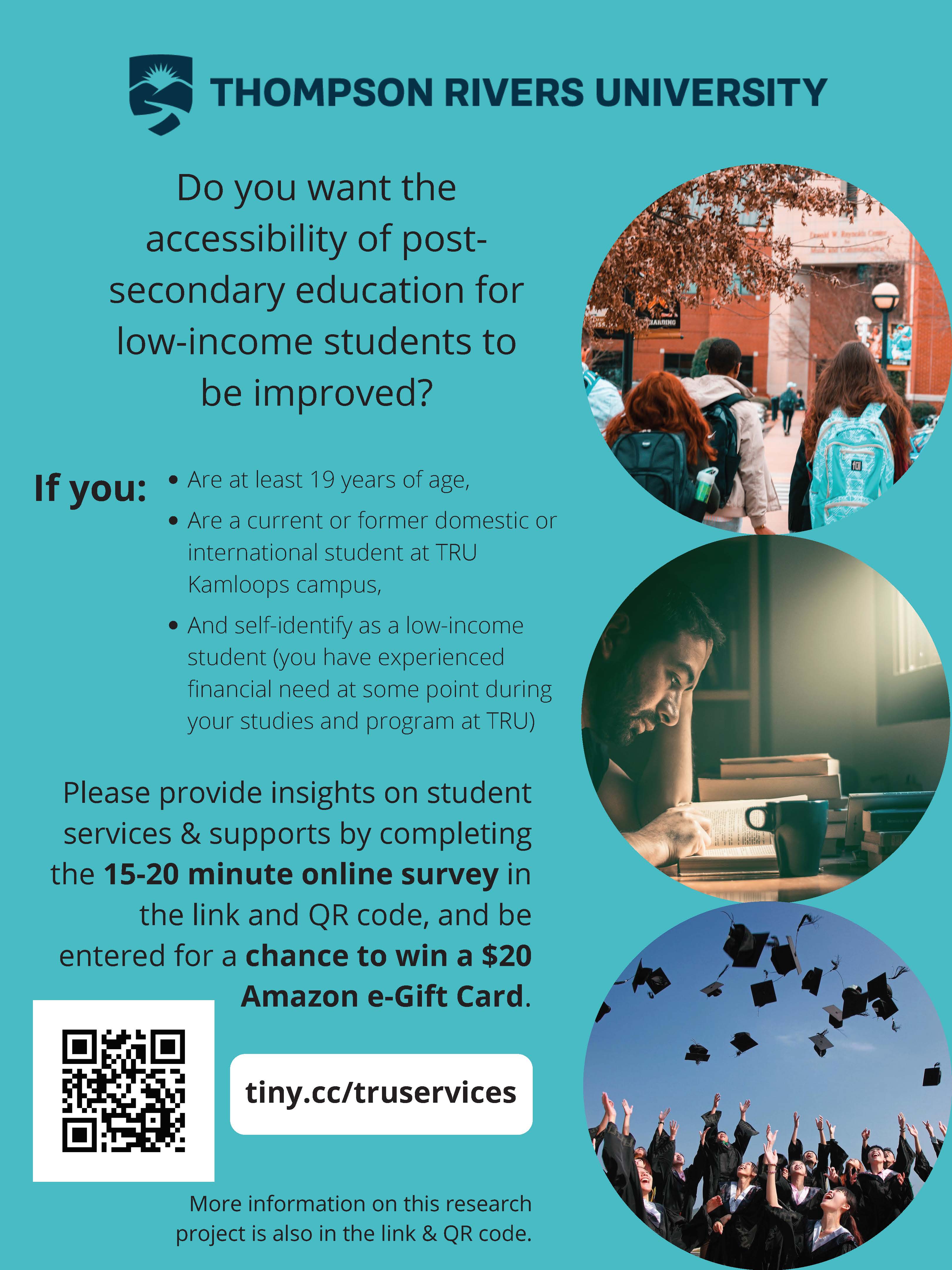 TRU Social Work Students need your help to complete research projects.